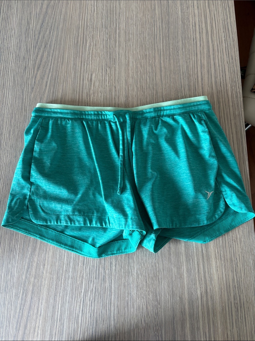 Old Navy Active Go-Dry Women’s Running Shorts Teal Green Size Medium
